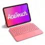 Klaviatuuriga ümbris puuteplaadiga Inateck KB04122 iPadile 11 inch/Air, QWERTZ, punane