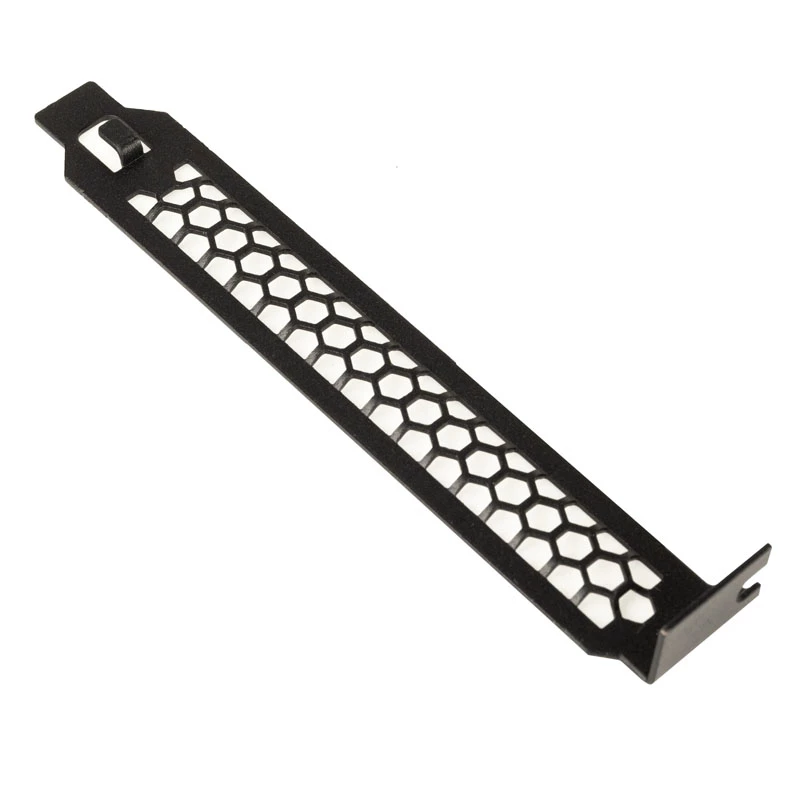 PCI-pilude katted 5-pakendis mustad Kolink KL-PCIE-5 — metallist tühjendusplaadid laienduspesadele