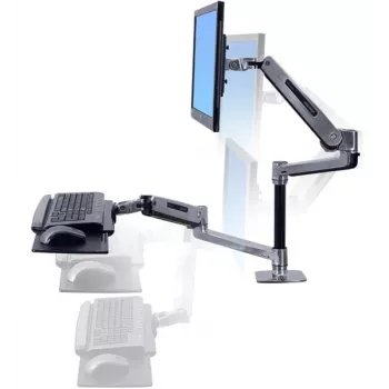 ERGOTRON WorkFit-LX, istu-seisa lauale paigaldatav süsteem