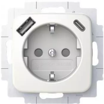 BUSCH JAEGER SCHUKO pistikupesa USB-A+C 20 EUCB2USBAC-214 (2CKA002011A6296)