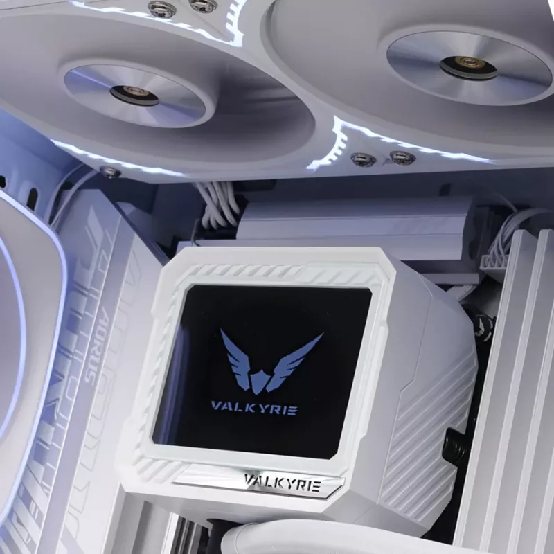Vedelik-CPU jahuti Valkyrie VK-AIOV240W 240mm radiaator LCD-ga