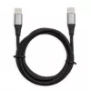 iBOX IKUTC USB-C kaabel 60W 2m Must