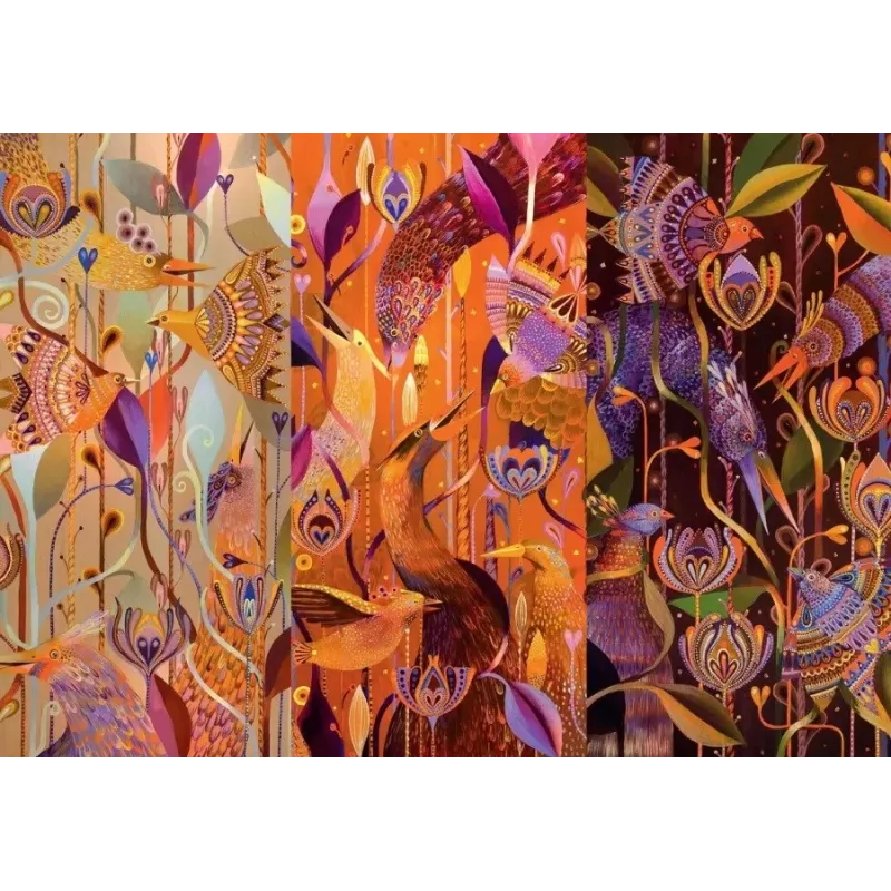 Puzzle Good Loot Imagination - Karolina Matyjaszkowicz: In the Bird Thicket - Triptühhon 1000 tk