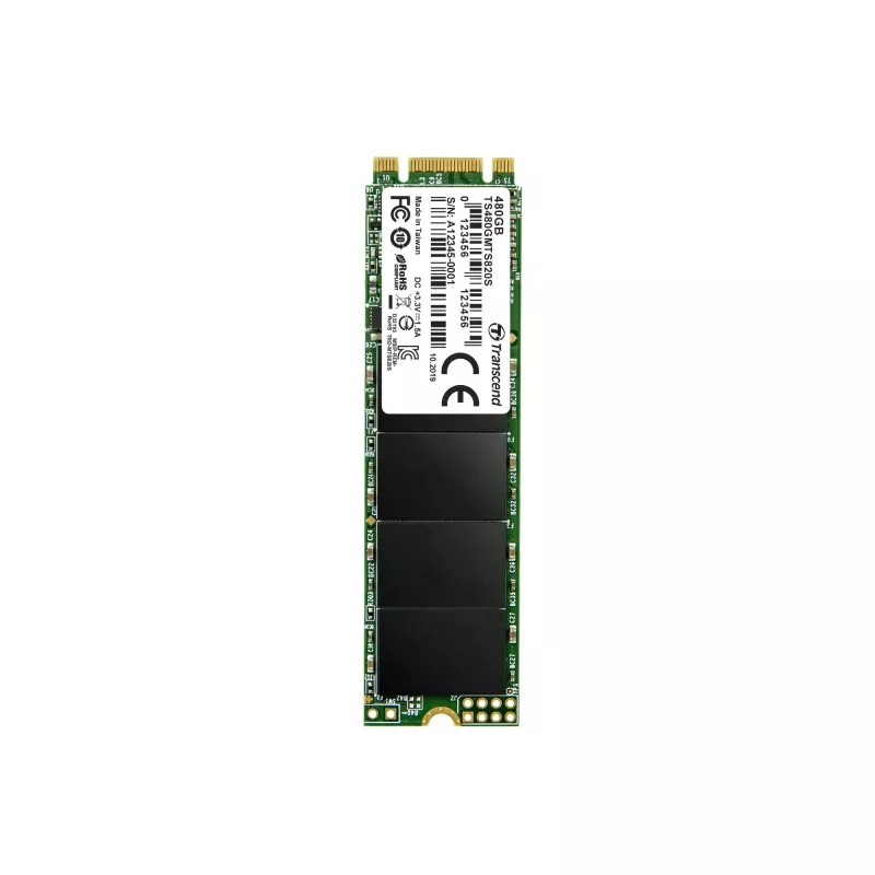 SSD-ketas Transcend 480GB M.2 6Gbit/s TS480GMTS820S
