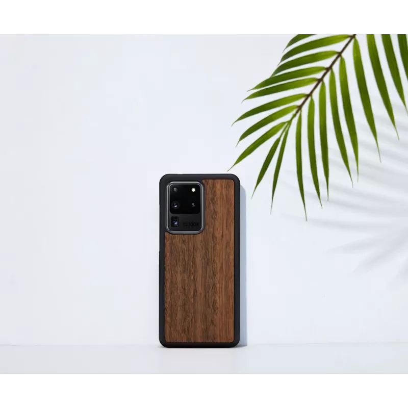 Nutitelefoni kaitseümbris Man and Wood Samsung Galaxy S20 Ultra jaoks — Must Koala