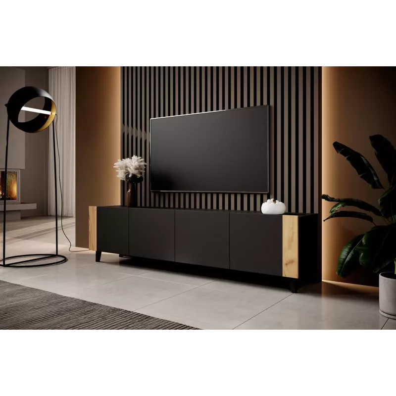TV-kapp FARO 200x42x52 must matt + tamm craft