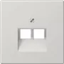 JUNG LS 969-2 UA LG - Hall - Termoplast - tavaline - JUNG - UAE 2 x 8 UPO - UAE 8-8 UPO - UAE 8-8 UPOK6E - UAE 8-8 UPOK6 - MK-POF-2UAE - RJ-45