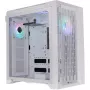 CTE C700 TG ARGB Snow, Tower-Enclosure White, Tempered Glass
