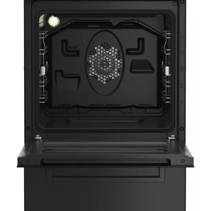 Eraldiseisev pliit BEKO FSM52331DBDS, gaasipliit 4 põletiga (2900/2000/2000/1000 W), elektriahi 60 L, 60 cm, energiaklass A, must
