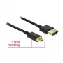 HDMI-kaabel DeLOCK 85119 0,25 m tüüp A tüüp D must