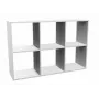 Topeshop MALAX 2X3 BIEL living room bookcase
