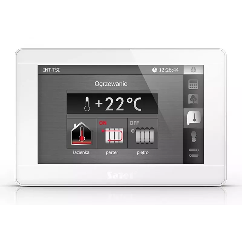 SATEL KEYPAD INT-TSI-W graafiline 7-tolline (valge)