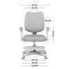 Pöörlev kontoritool mark adler Junior 4.6 Hall — kompaktne ergonoomiline töötool