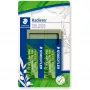 Kustutuskumm Staedtler 526 80BK2 roheline, pakendis 2 tk, lateksi- ja ftalaadivaba