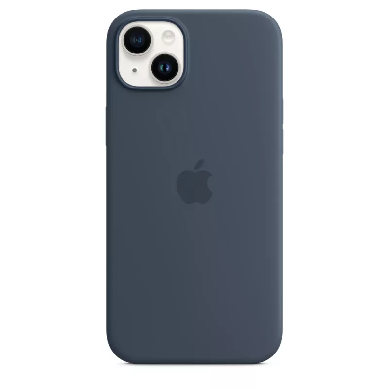 Silikoonümbris Apple iPhone 14 Plus MagSafe Storm Blue