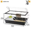 Puur FERPLAST Casita 100 küülikutele ja merisigadele, Metall/Plast, 960×570×560 mm, Taupe/Valge