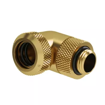 Barrow Multi-Link Adapter 90° G1/4 inch isane 14 mm jäigale torule, pööratav, kuldne (TWT90KND-K14 go)