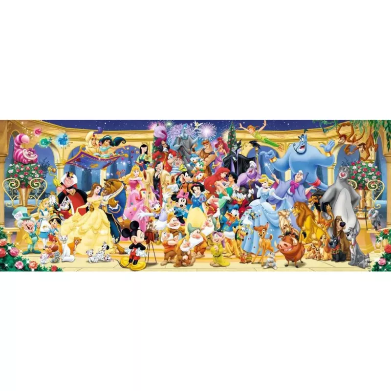 Puzzle Panorama - Disney Gruppenfoto (1000 tükki)