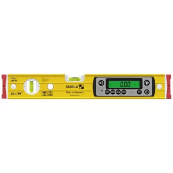 Vesilood STABILA TECH 196 DL 19830, digitaalne 40 cm, täpsus 0,5 mm/m, libisemiskindel, kotiga