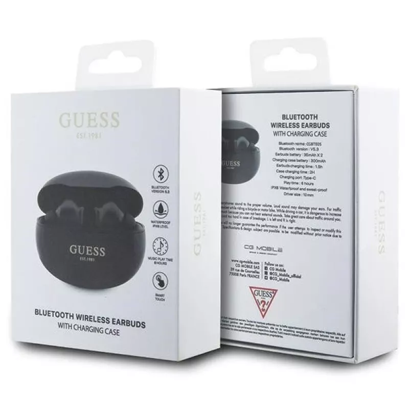 Kõrvaklapid Guess GUTWST50EKTWS