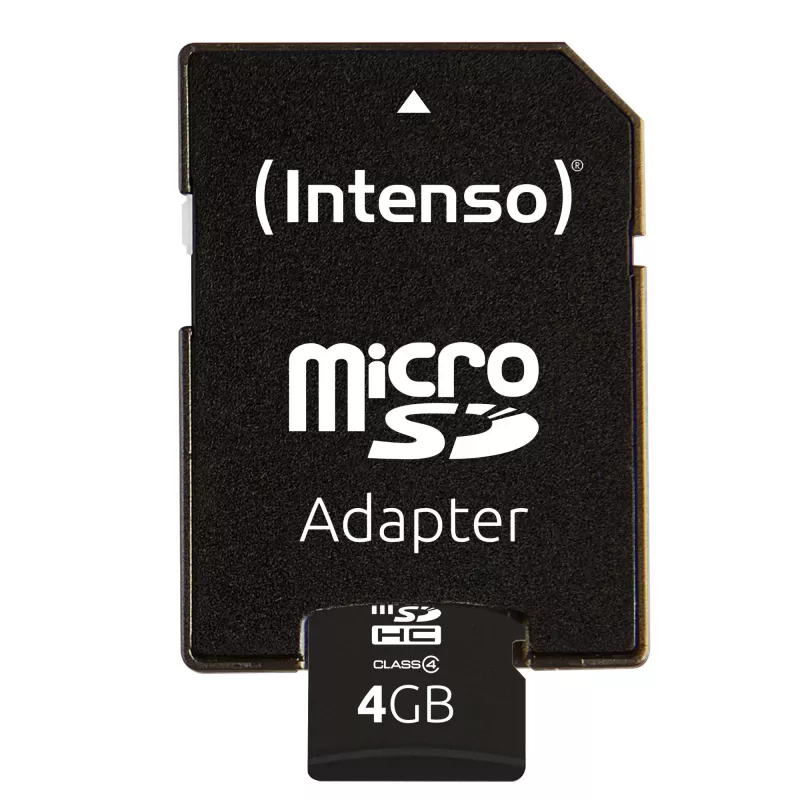 Intenso mälukaart 4 GB MicroSDHC Class 4 3403450