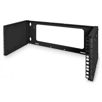 Seinale paigaldatav riiul Digitus DN-19 PB-4U-SW