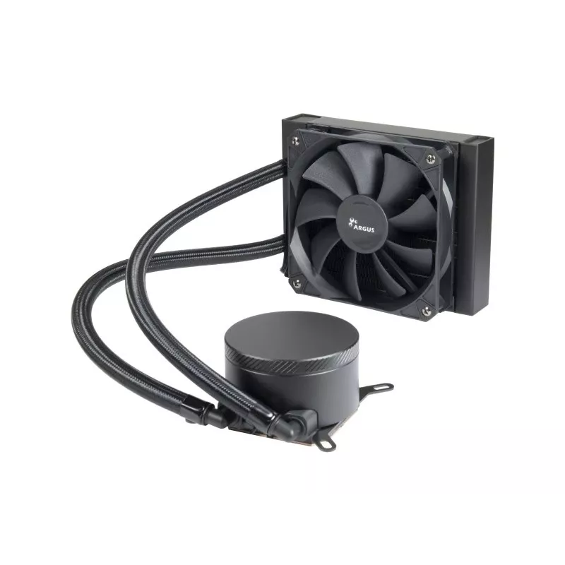 All-in-one vedelikjahuti INTER-TECH Argus Iceman B-120, 120 mm ventilaator, hüdrauliline laager, must