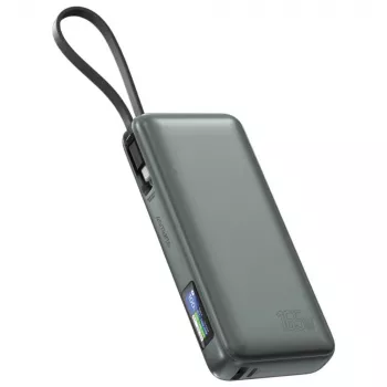 Akupank 4smarts 541603 — Li‑Ion 20000 mAh, USB‑C + USB‑A, 165W koguväljund, 5A, hall