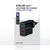 Qoltec GaN POWER PRO Laadija | 2xUSB-C | 2xUSB | 130W | 5-20V | 1.5-5A | XP | Must