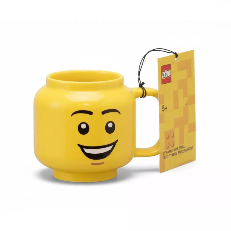 Keraamiline kruus Room Copenhagen LEGO Happy Boy Small kollane 40460806 — väike keraamiline kruus, LEGO disain