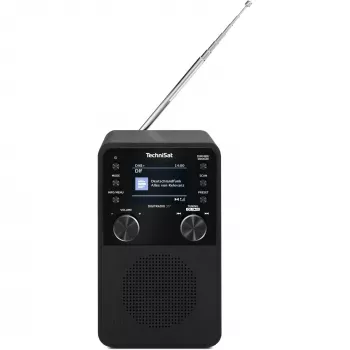 Digitaalraadio TECHNISAT DigitRadio 317 — must, FM- ja DAB+-vastuvõtt