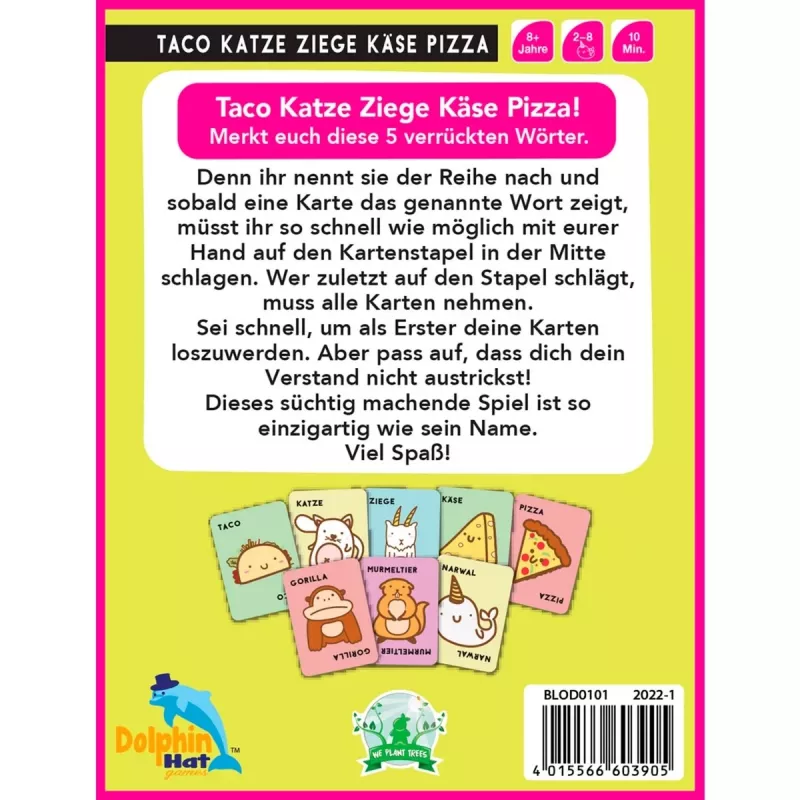 Taco Cat Goat Cheese Pizza, kaardimäng