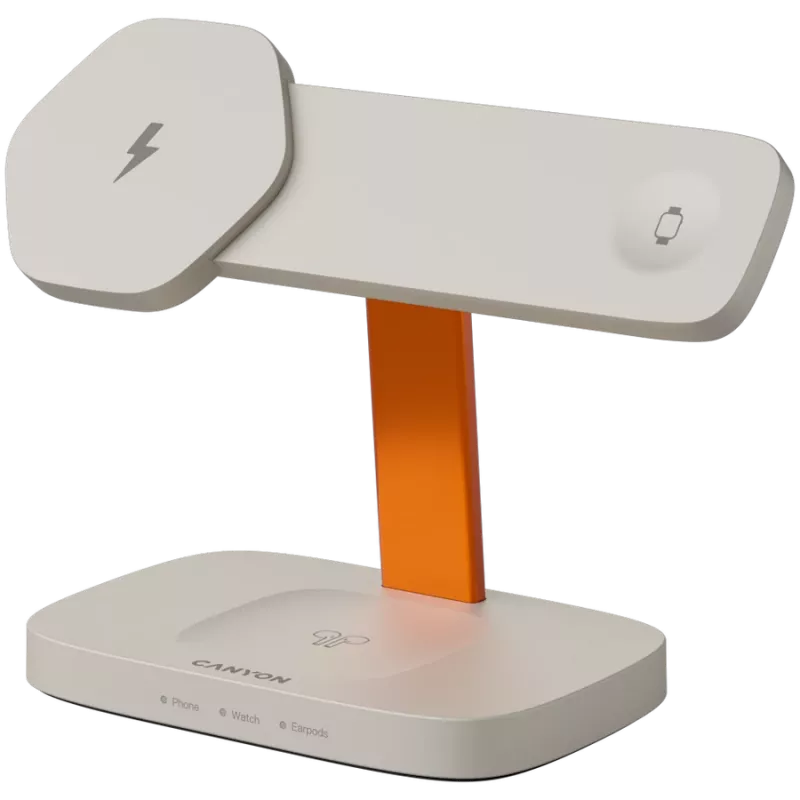 Canyon WCS-310 - Hexagon 310 - 3in1 - juhtmeta Qi laadimisjaam 3 seadmele korraga