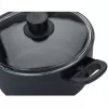Kastrul BALLARINI 75002-920-0 ümmargune must alumiinium 20 cm