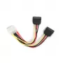 SATA-kaabel Gembird CC-SATA-PSY-0.3M mitmevärviline