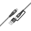 USB A kuni C kaabel TB AKTBXKUCTOA120B 1,2 m, must