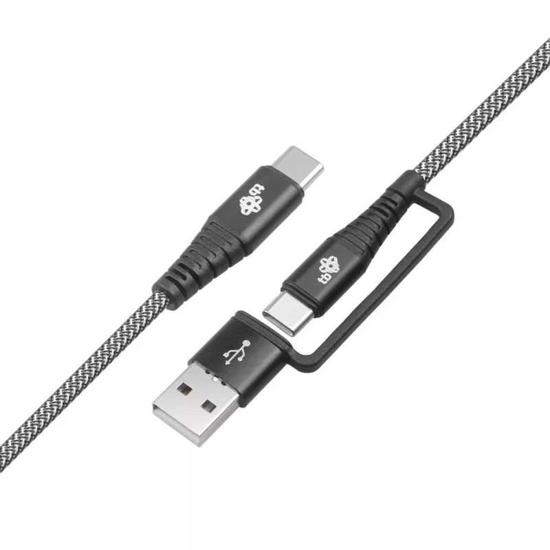 USB A kuni C kaabel TB AKTBXKUCTOA120B 1,2 m, must
