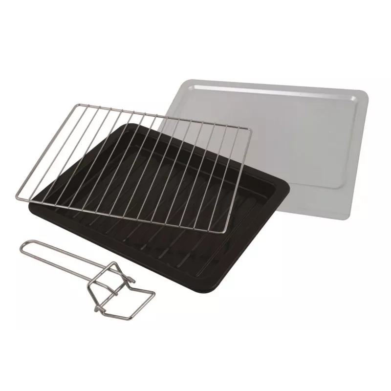 Mini ahi ESPERANZA EKO008N — 20 L, 1280–1300 W, kuni 230°C, 60 min mehaaniline taimer, pöördnupud, klaasuks, eraldiseisev