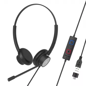 Tellur Voice 320 Juhtmega Kõrvaklapid Binauraalsed Mustad