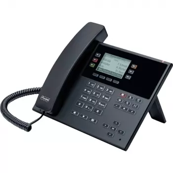 Auerswald COMfortel D-110 IP-telefon must, 3-realise LCD-ekraaniga