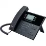 Auerswald COMfortel D-110 IP-telefon must, 3-realise LCD-ekraaniga
