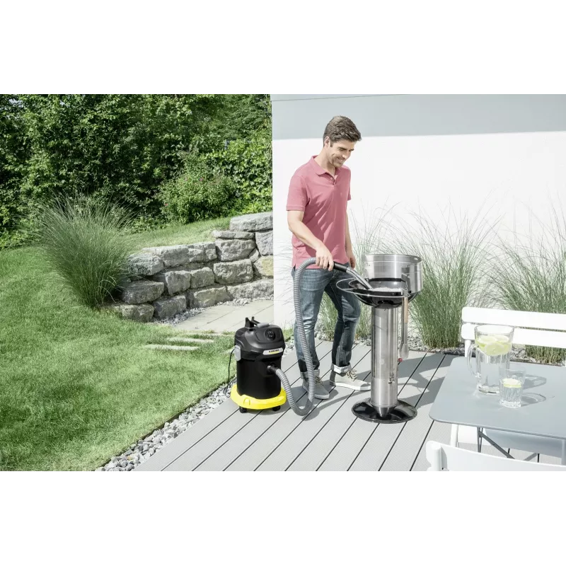 Kuivtolmuimeja Karcher AD 4 Premium — 17 L, 600 W, kotita, metallvoolik, kroomtoru