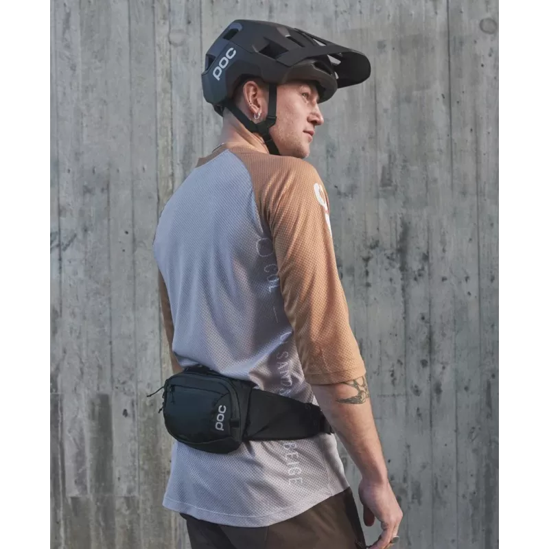 Puusakott POC Lamina Hip Pack, 2 L, Must (Uranium Must), unisex