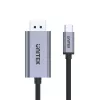 UNITEK V1409A kaabelsoovahetaja USB-C DisplayPort Must, Hall