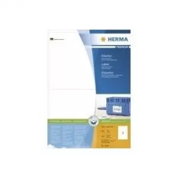 HERMA SuperPrint - sildid - valge - A5 (148 x 210 mm) - 400 tk. (200 lehte x 2) (4628)
