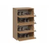 Kingakapp top e shop MODO X2 Oak Artisan, suletud 4 ust, 4 riiulit, 600×880×360 mm, puitlaastplaat