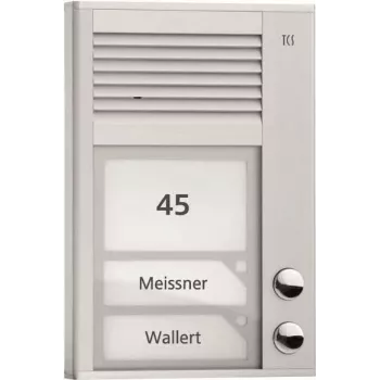 AP-Door Station PAK02-EN Audio 2 nuppu 1-realine AP Hõbedane (PAK02-EN)