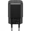 Seinalaadija GOOBAY 75333 — universaalne siseruumide AC USB-C laadija, 2x USB-C, 35 W, must