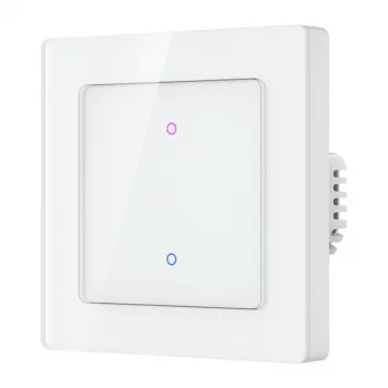 Seinale paigaldatav WiFi-puutelüliti Avatto TS20-EU-W2 — 2-kohaline, valge