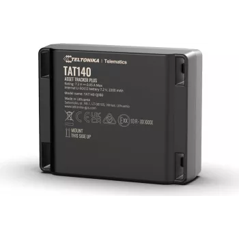 Asset tracker TELTONIKA TELEMATICS TAT100TSBAB0 — 2G universaalne jälgija, must, tolmu- ja veekindel, 0,128 GB mälu, Micro-USB, 7,2 V LiSoCl2 aku, 115 g, 63×78 mm